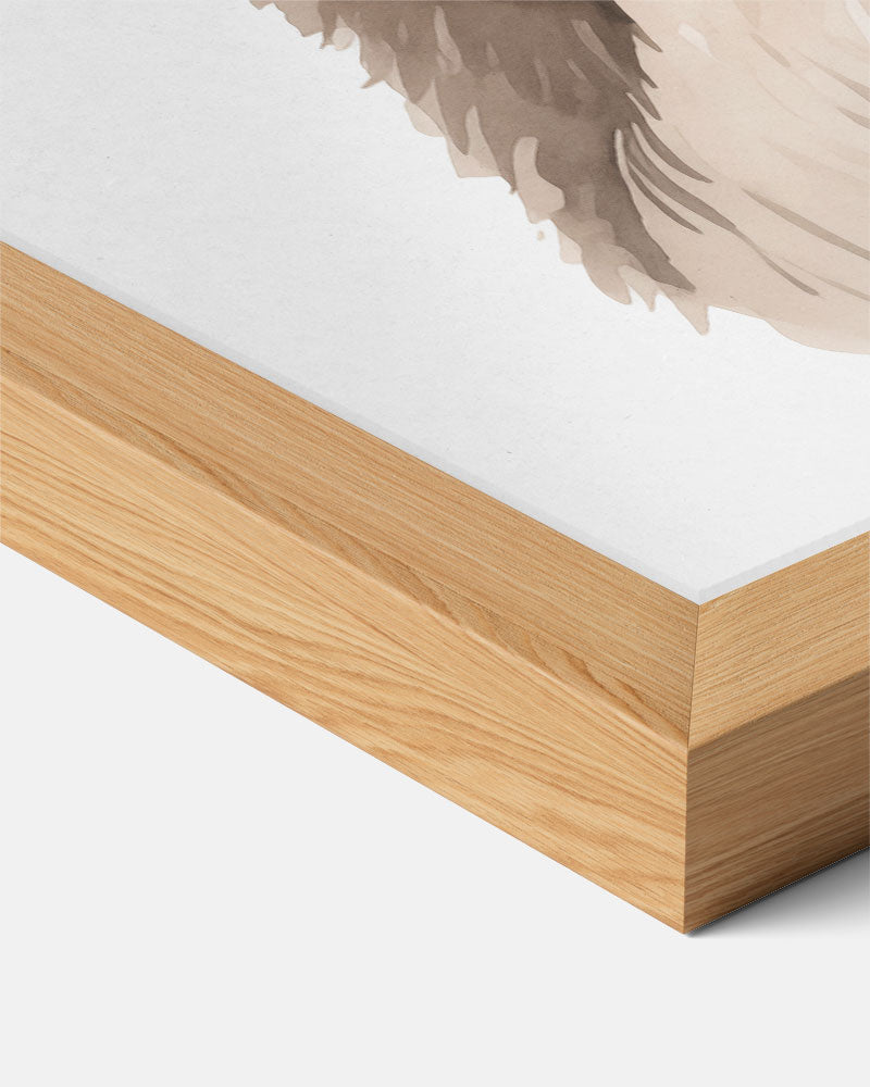 Schattige Luiaard Illustratie Poster-WallArtistic