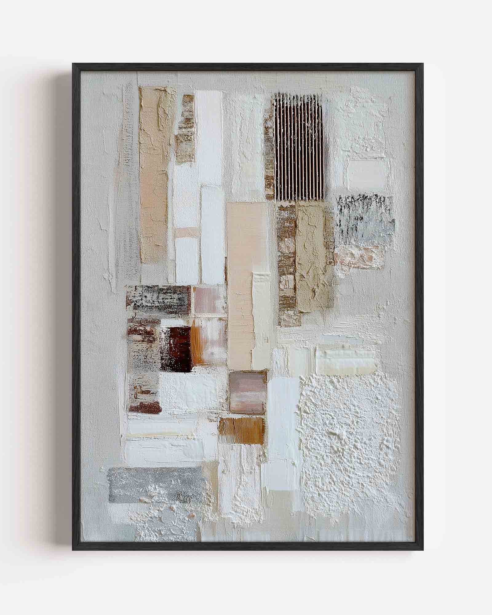 Abstracte rechthoeken Poster