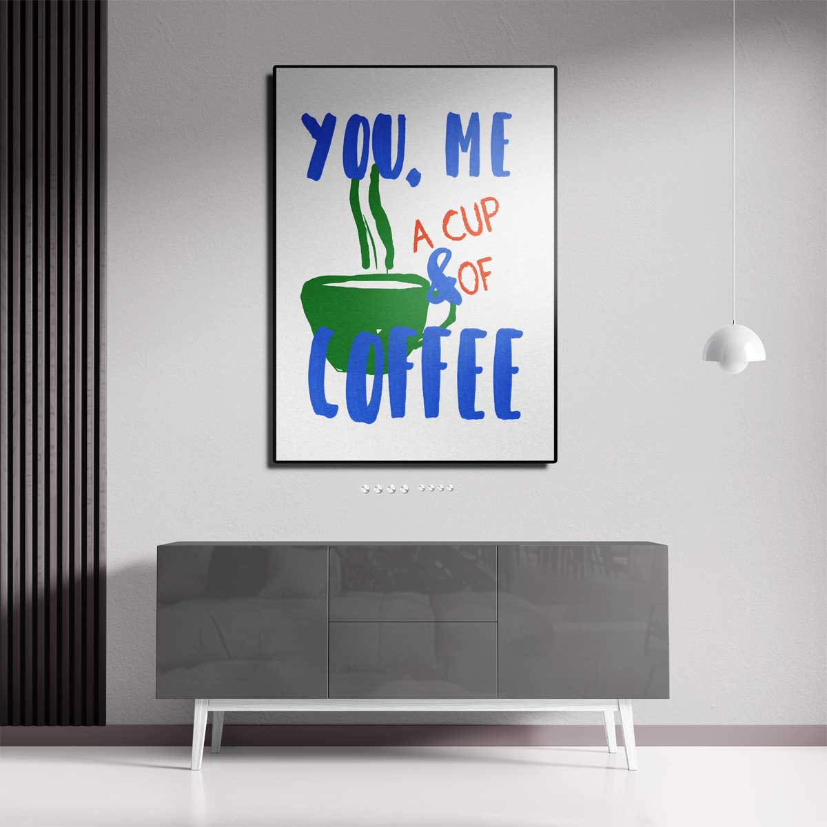 Koffieliefde Moment Kunstwerk-canvas-dibond-plexiglas-wanddecoratie-WallArtistic