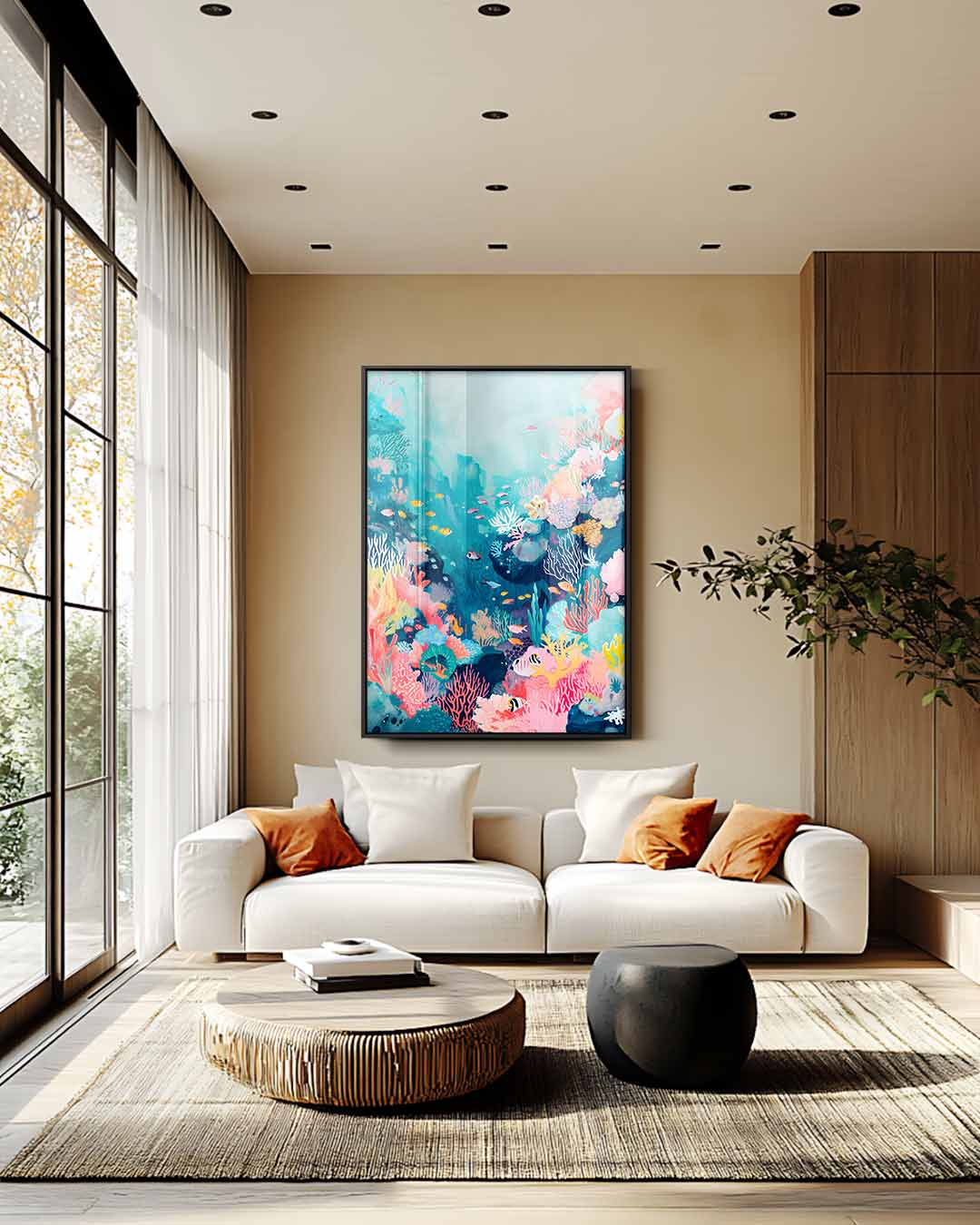 Onderwater Wonderland Kunstwerk-canvas-dibond-plexiglas-wanddecoratie-WallArtistic