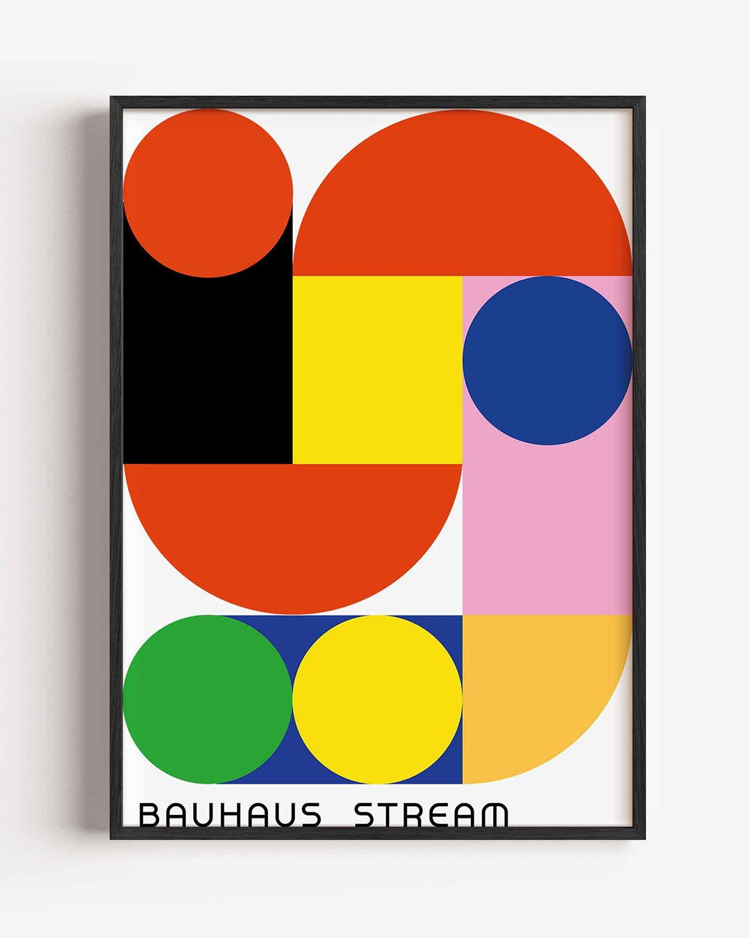 Vormen en kleurvlakken Poster