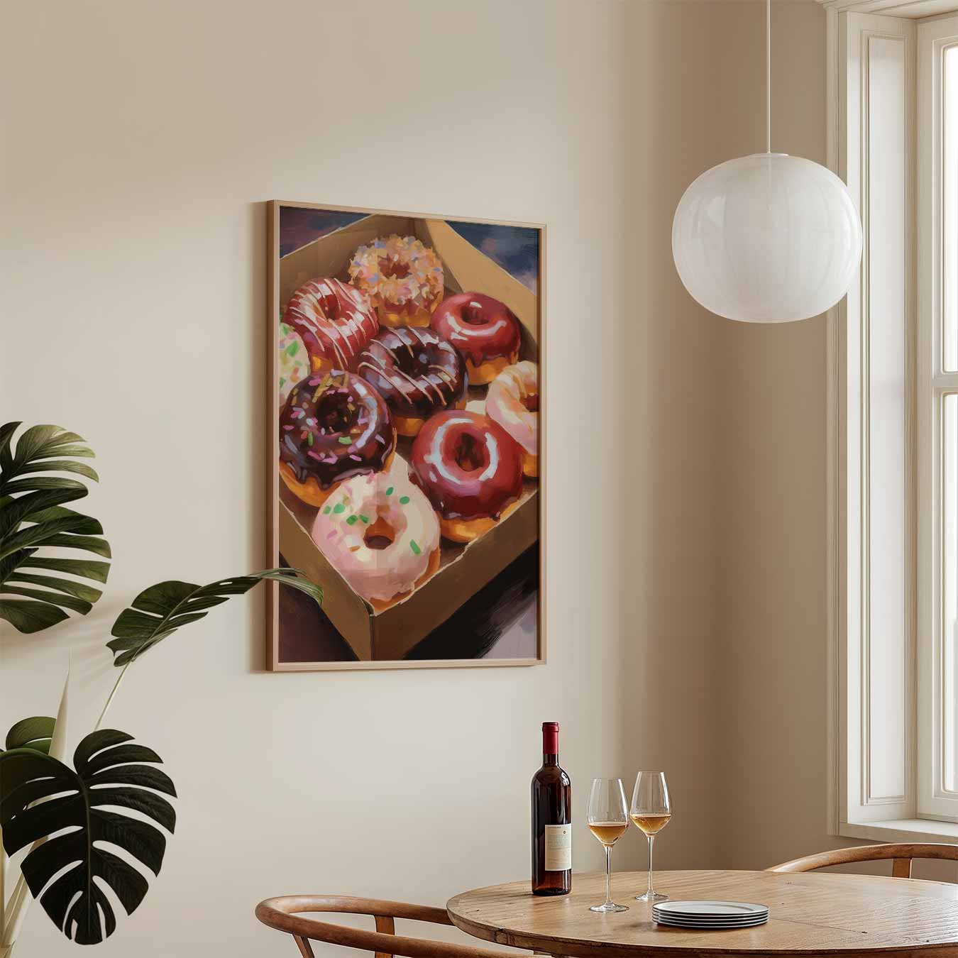 Kleurrijke Donut Delight Poster-WallArtistic