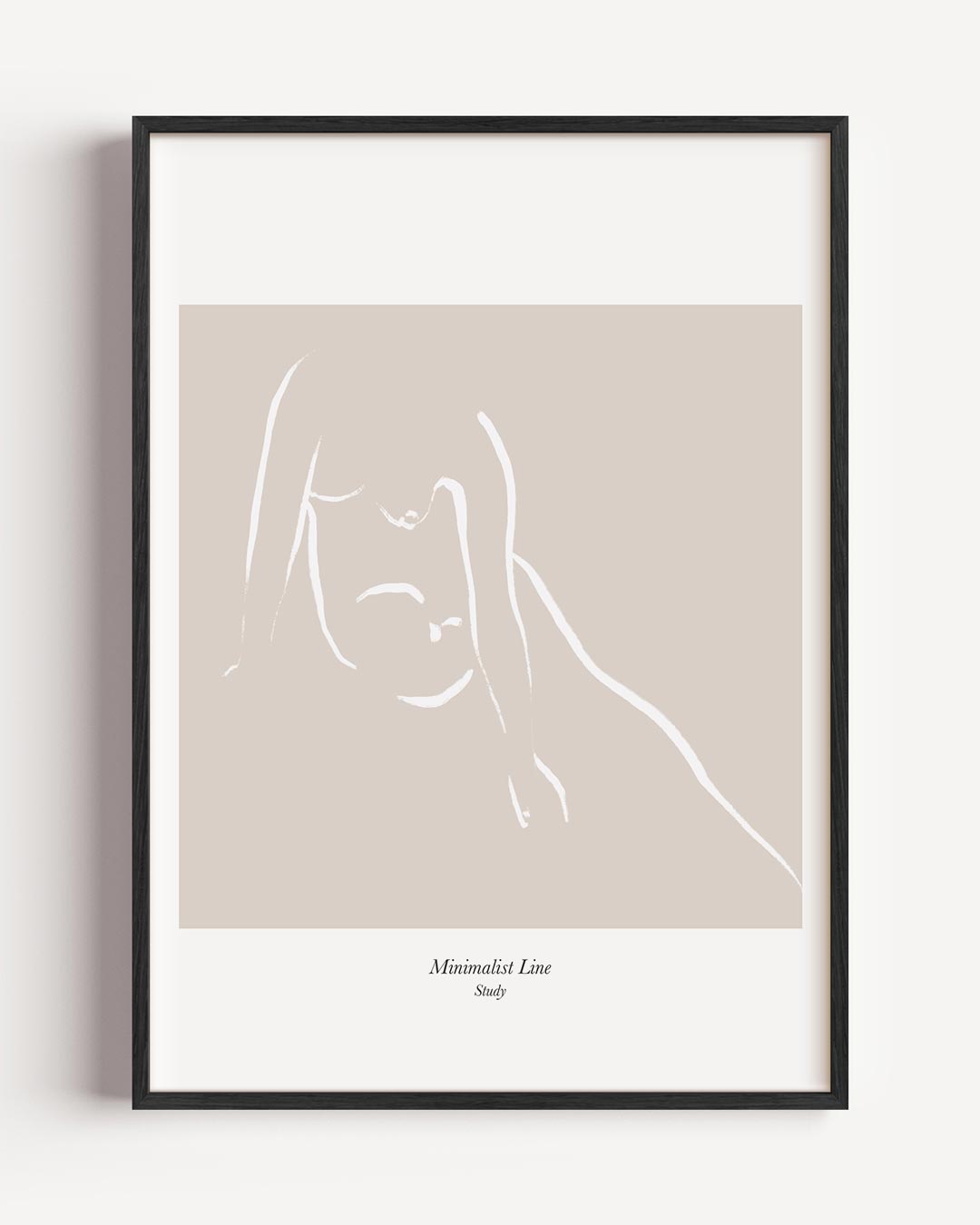 Minimalistische Lijnkunst Poster-WallArtistic