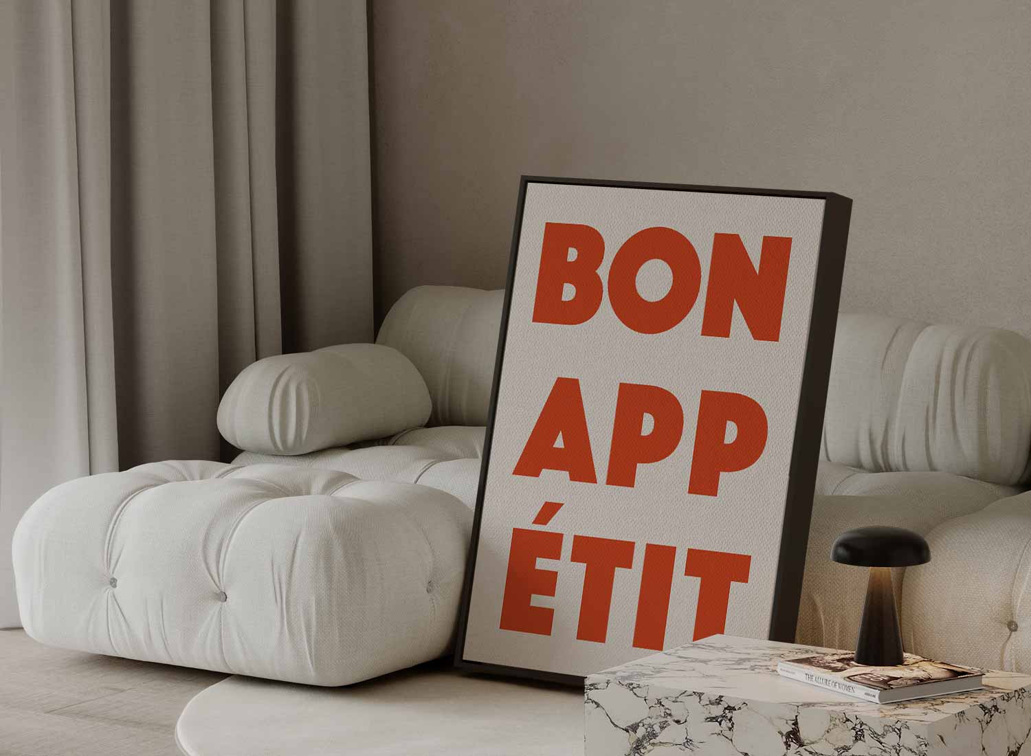 Bon Appétit Typografie Poster