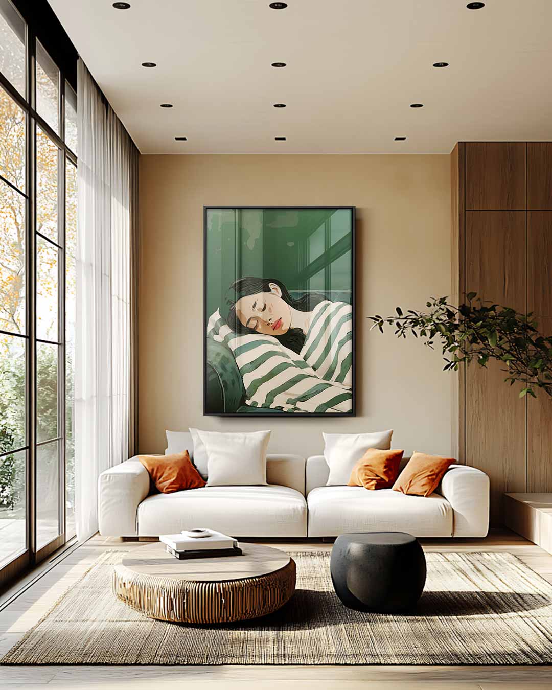 Dromerige Rust Kunstwerk-canvas-dibond-plexiglas-wanddecoratie-WallArtistic