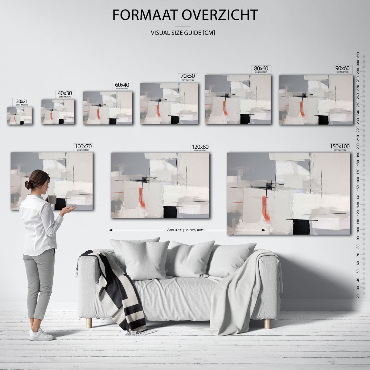 Abstracte vormen Poster