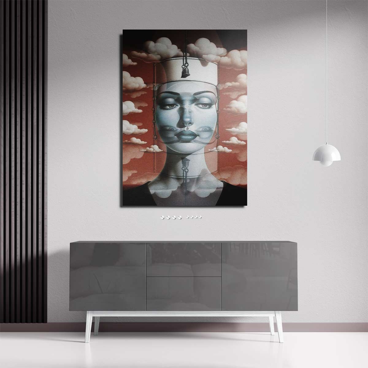 Dromerige Illusie Kunstwerk-canvas-dibond-plexiglas-wanddecoratie-WallArtistic