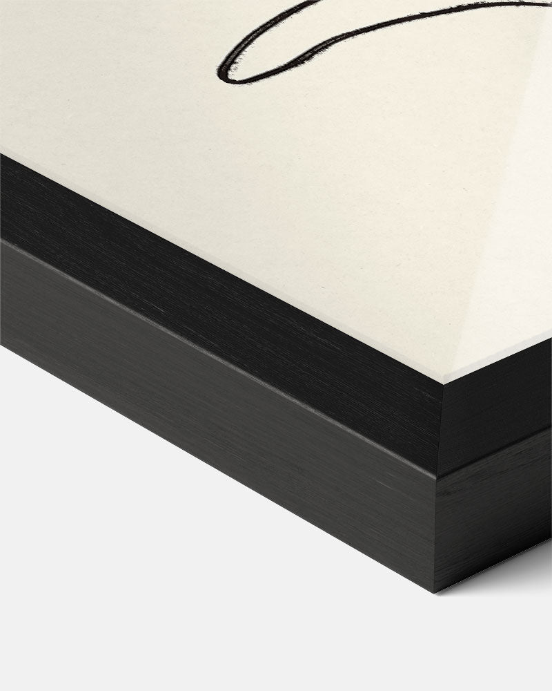 Elegante Minimalistische Bladeren Poster-WallArtistic
