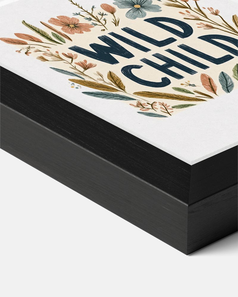 Wild Child Bloemenposter-WallArtistic