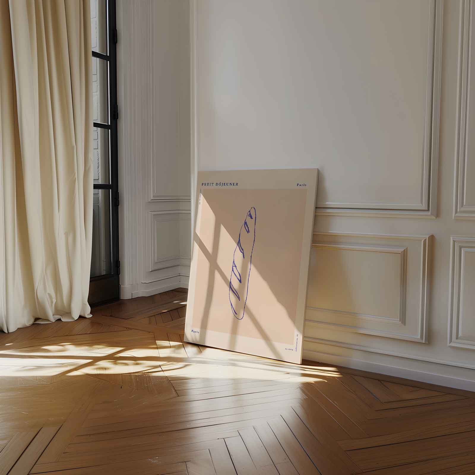 Bijzonder Ontbijt in Parijs Kunstwerk-canvas-dibond-plexiglas-wanddecoratie-WallArtistic