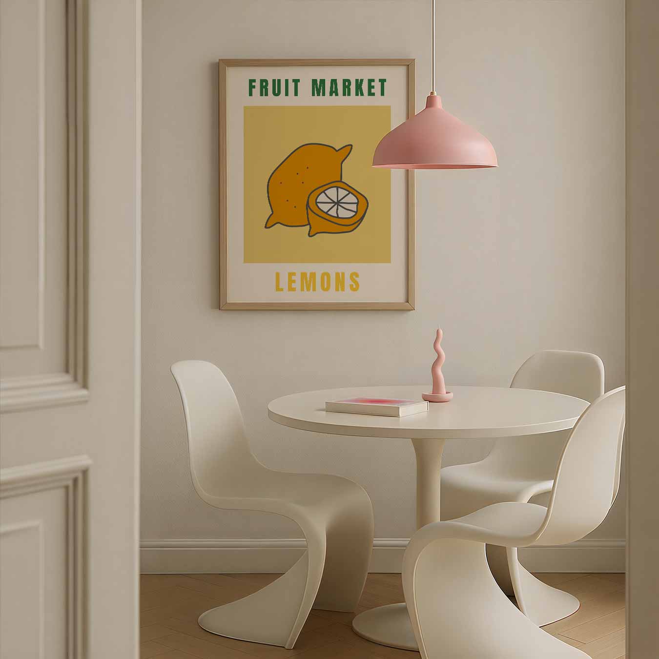 Zomerse Citroenmarkt Poster