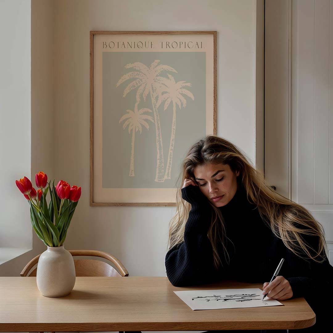 Botanique Tropical Palmbomen Poster-WallArtistic