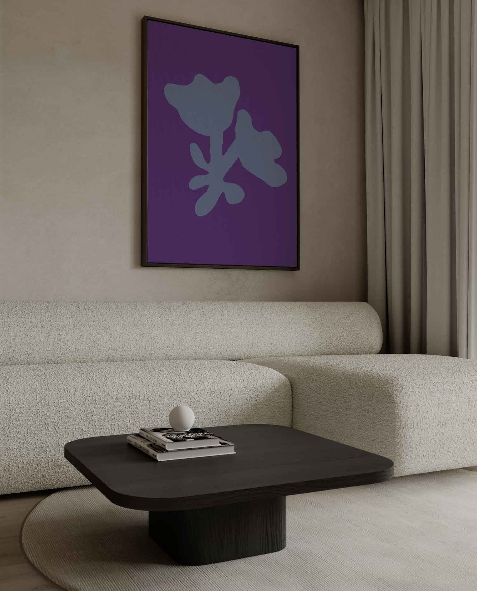 Verrassende Bloemvorm Studie Kunstwerk-canvas-dibond-plexiglas-wanddecoratie-WallArtistic