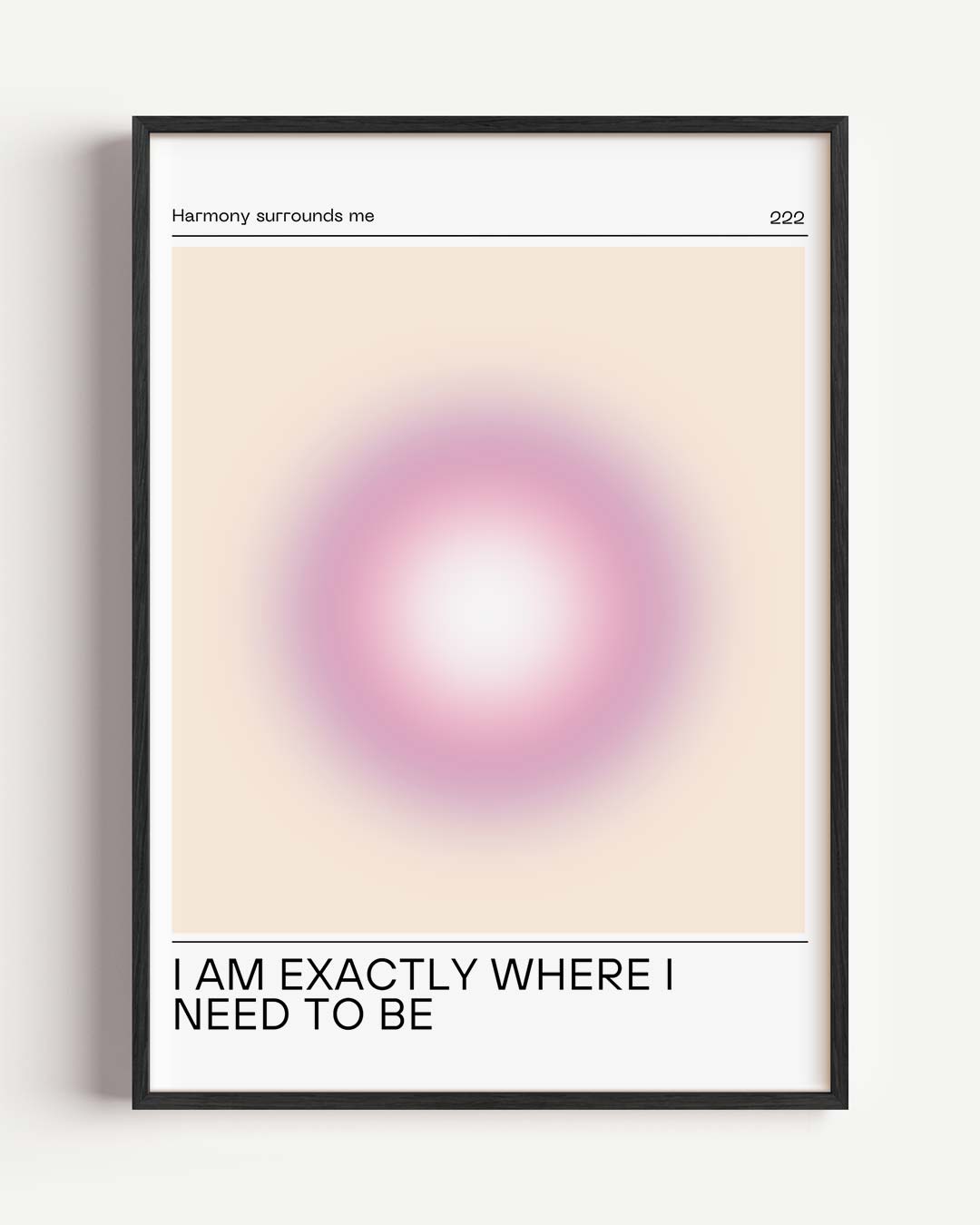 Inspirerende Roze Mandala Poster-WallArtistic