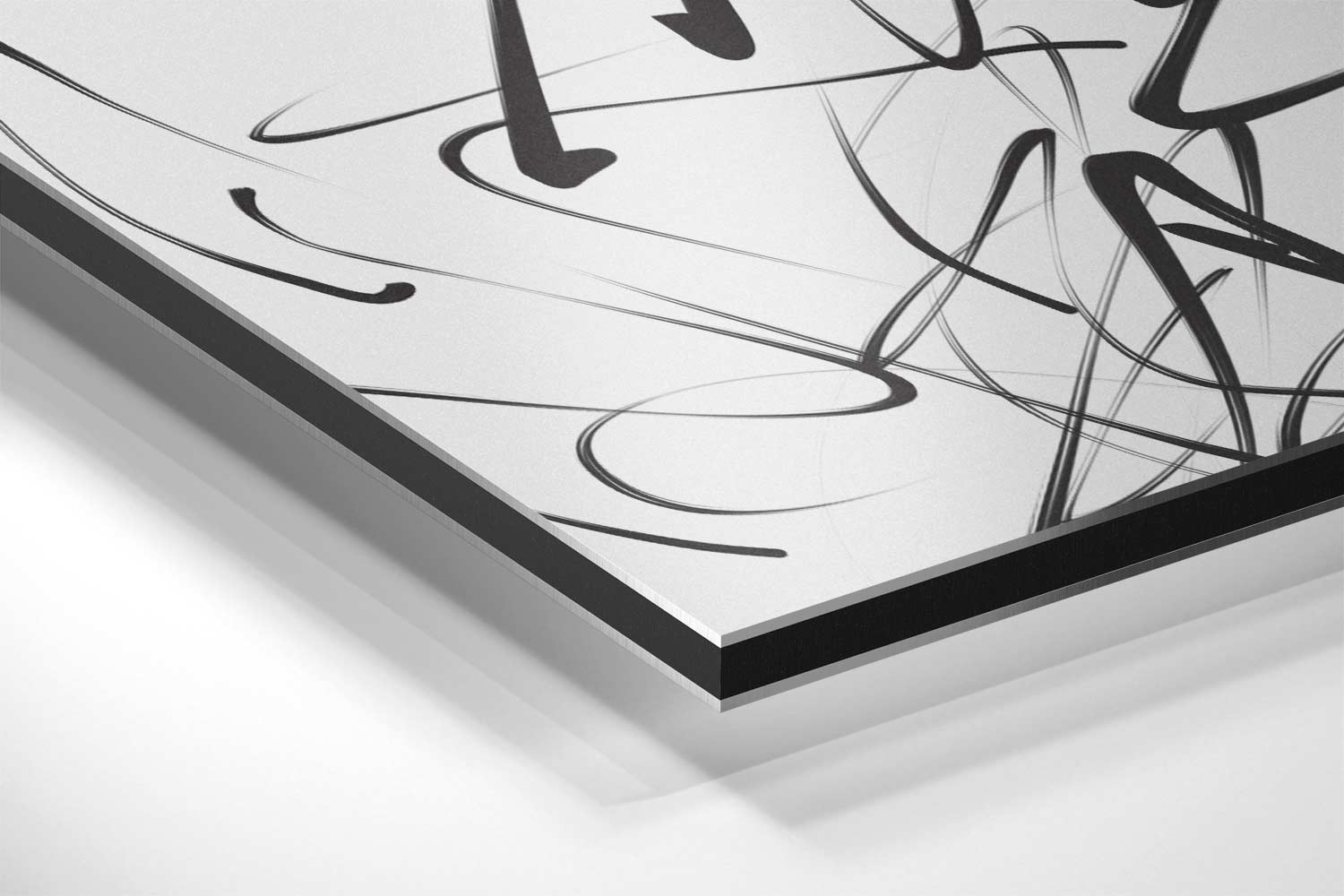 Chaotische Lijnen Kunstwerk Kunstwerk-canvas-dibond-plexiglas-wanddecoratie-WallArtistic