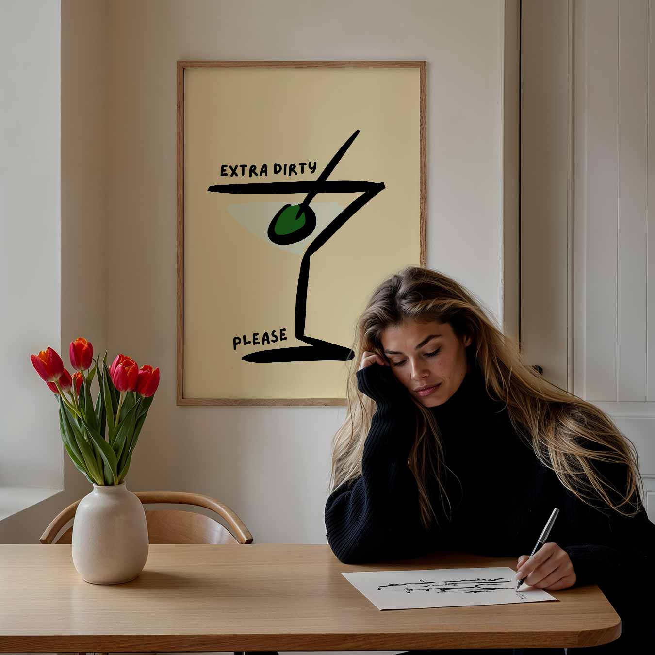 Extra Dirty Martini Poster