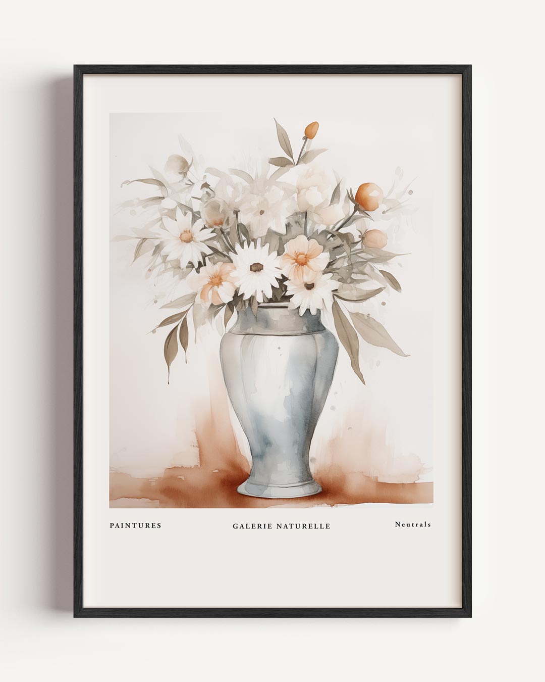 Elegante Bloemenvaas Poster-WallArtistic