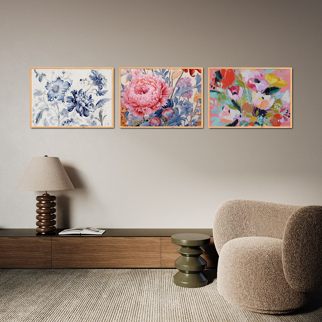 Bloemrijke harmonie Posterset