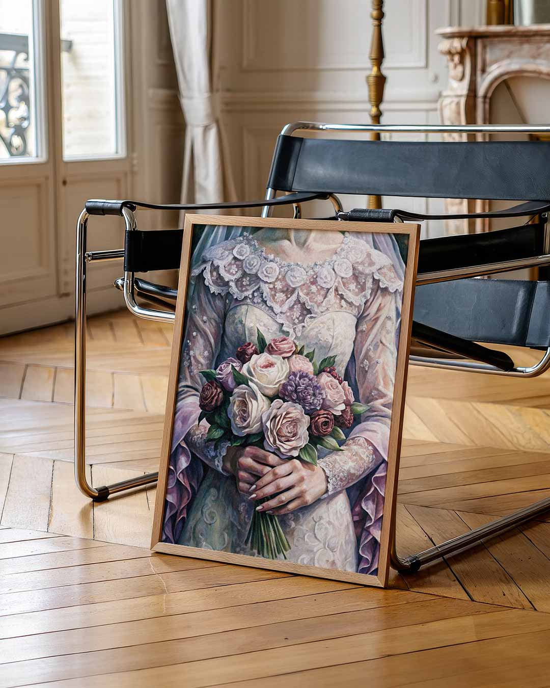 Romantische Bruidsbloemen Poster