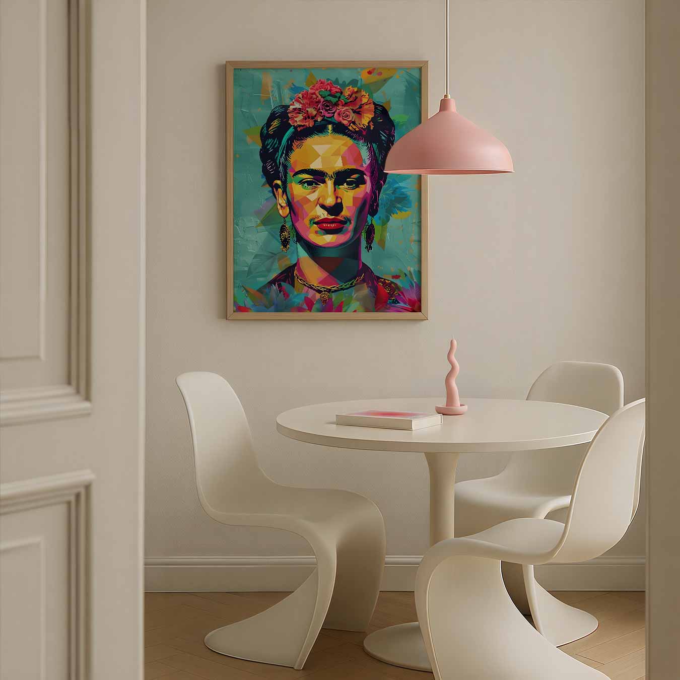 Kleurrijke Vrouwelijke Kracht Poster-WallArtistic