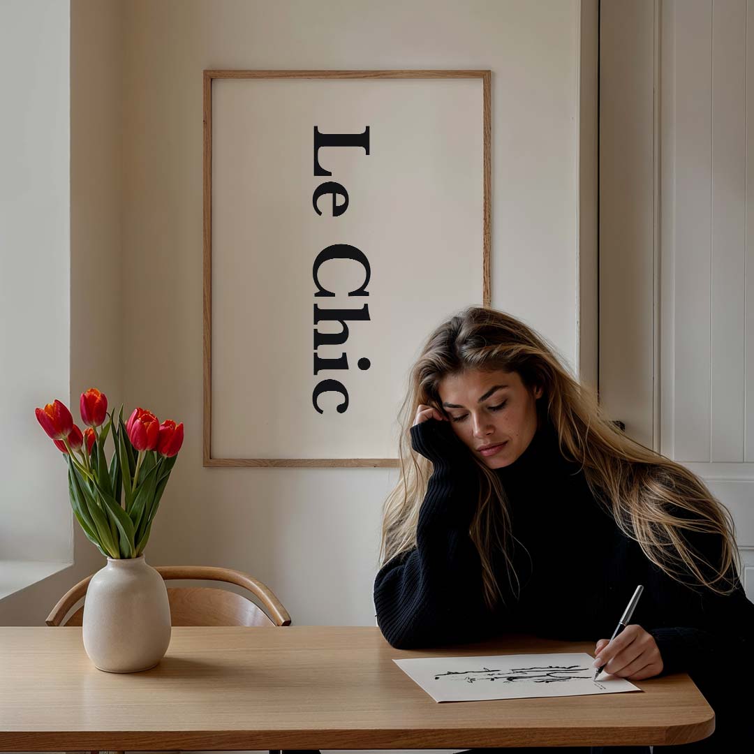 Stijlvolle Le Chic Poster-WallArtistic