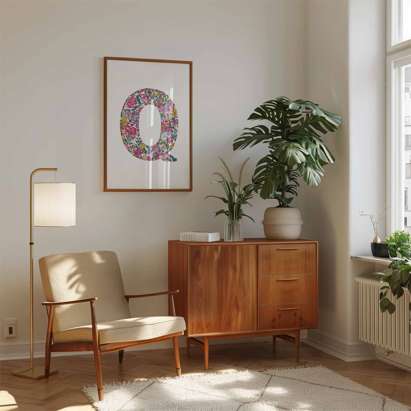 Bloemenpracht Letterposter