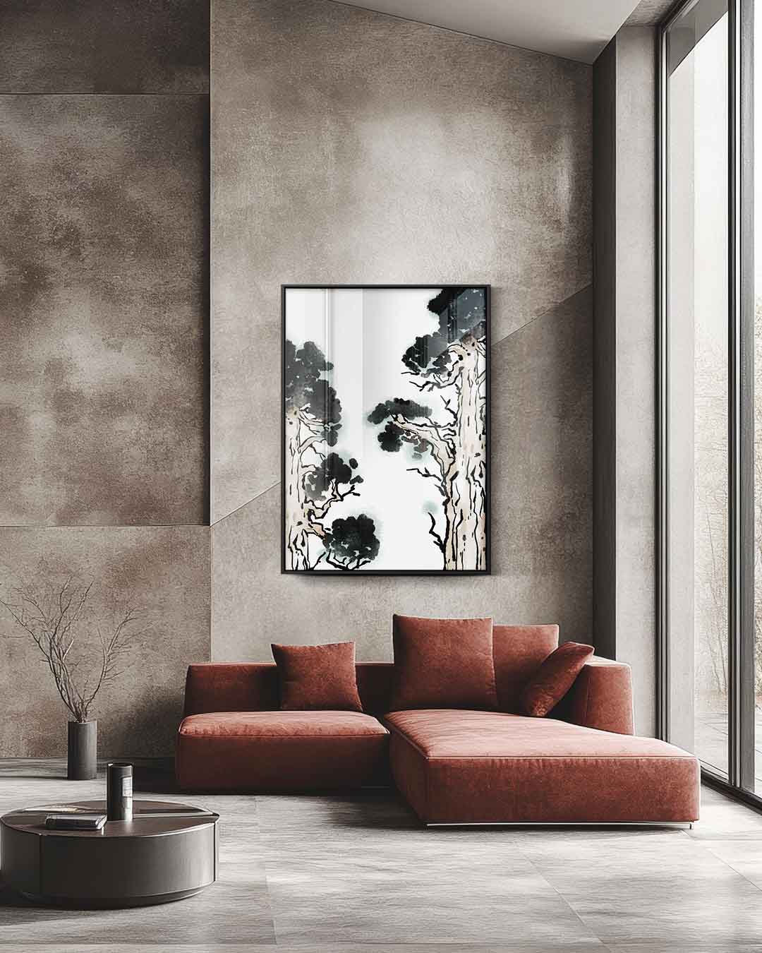 Abstract kunstwerk Kunstwerk-canvas-dibond-plexiglas-wanddecoratie-WallArtistic