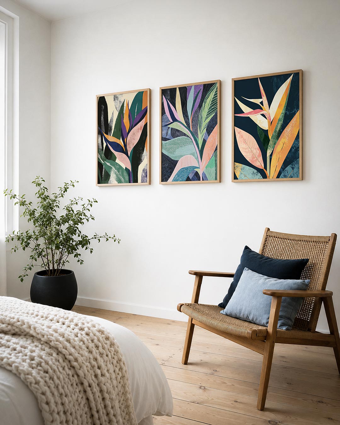 Vorm en kleurenspel Posterset