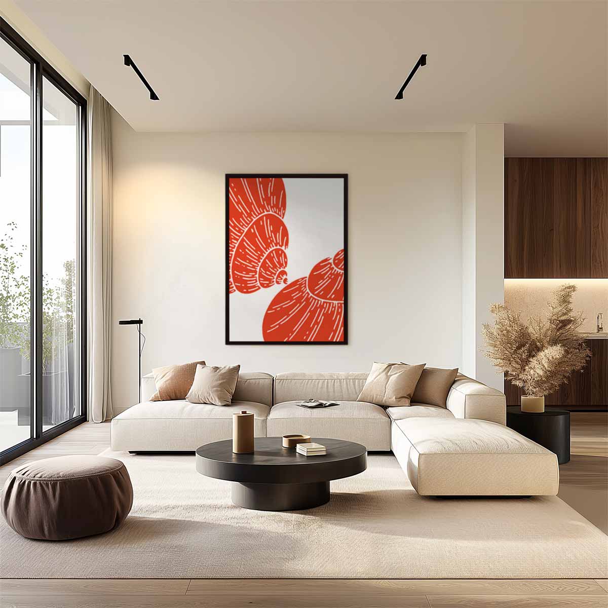 Schelp Safari Kunstwerk-canvas-dibond-plexiglas-wanddecoratie-WallArtistic