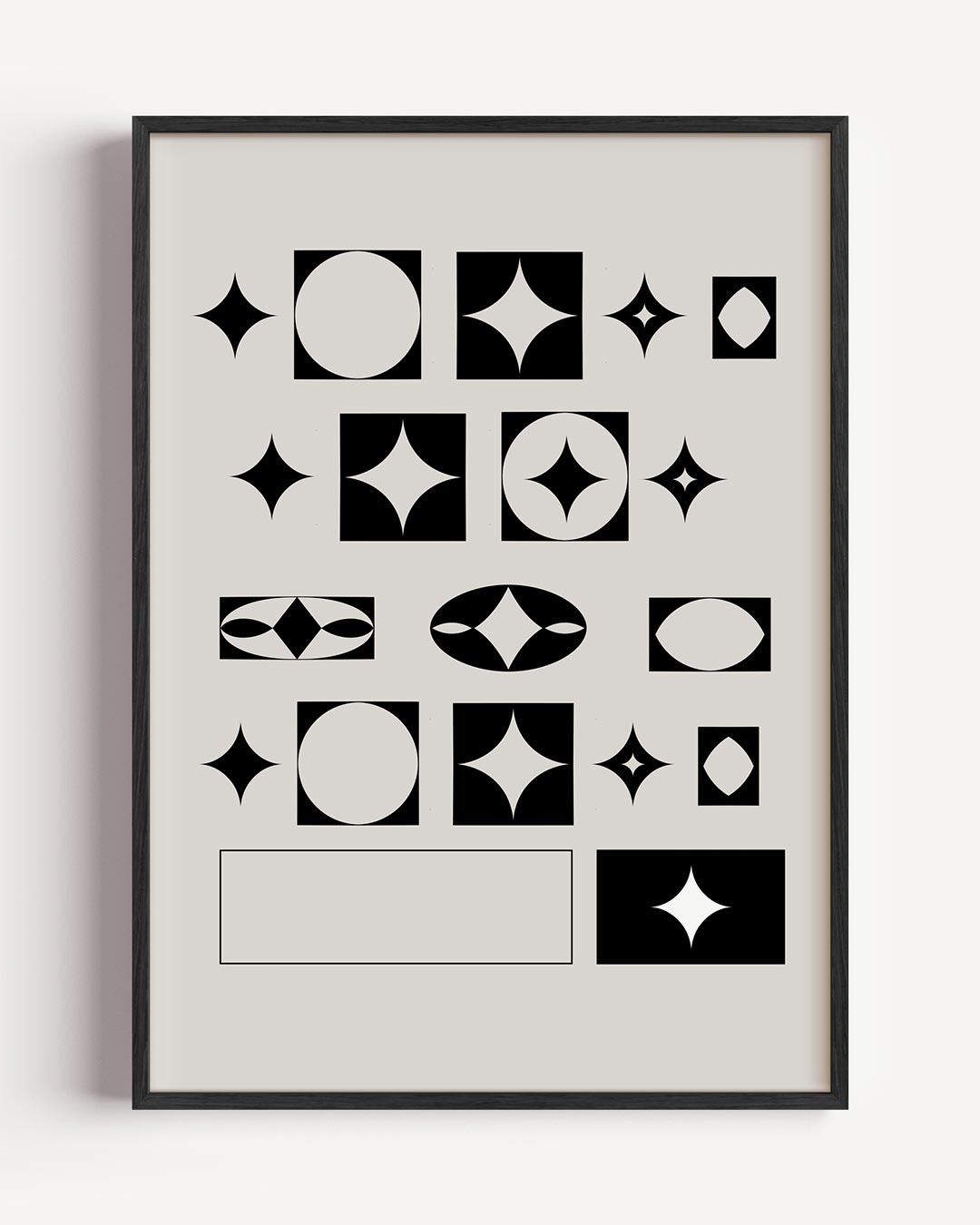 Moderne Geometrische Kunstposter-WallArtistic