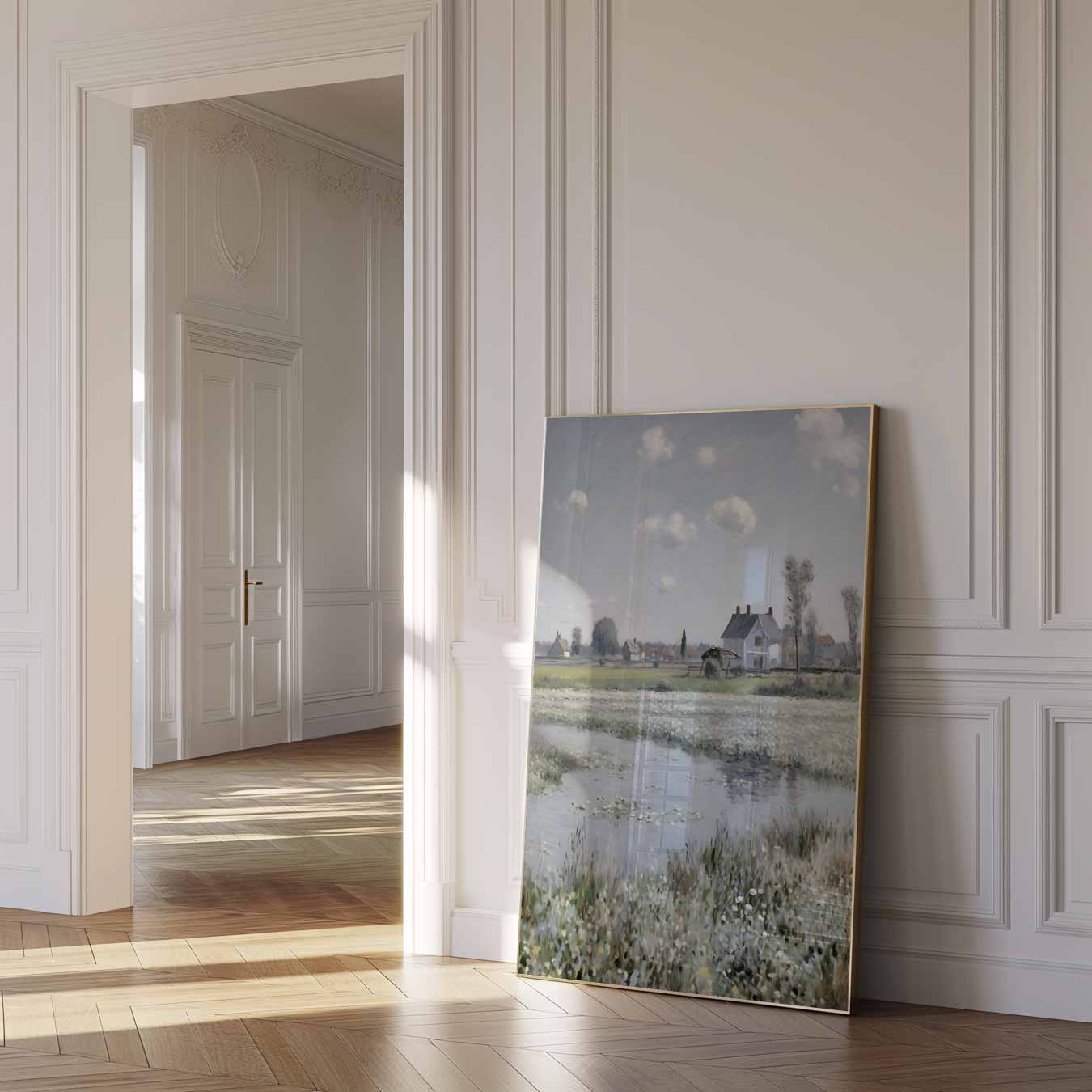 Rustieke Plattelandstafereel Poster