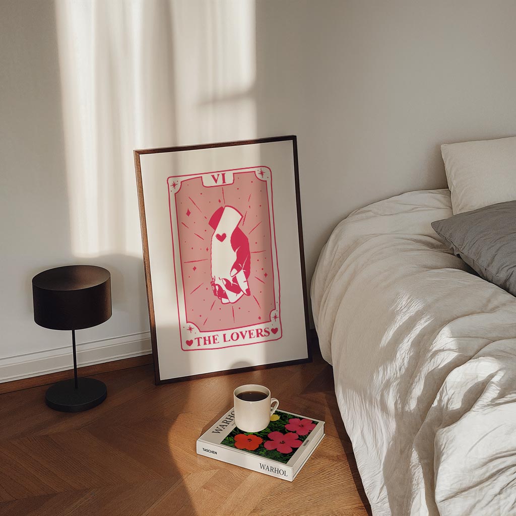 Liefdeskoppel Tarot Poster