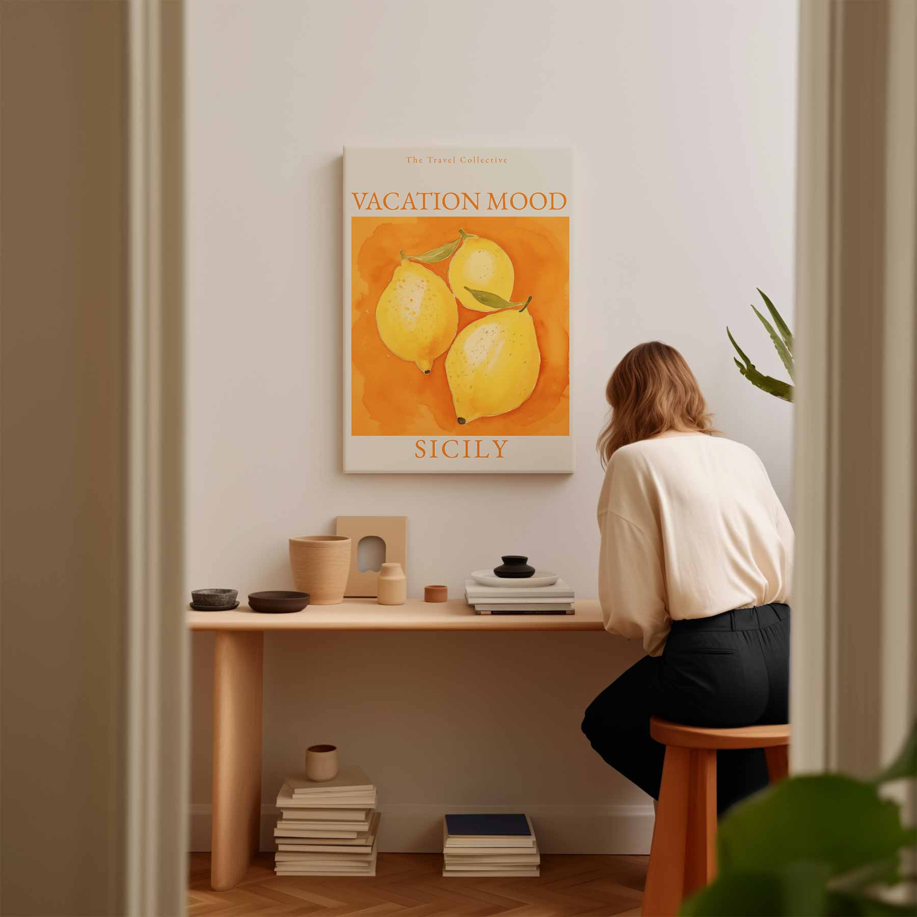 Zomerse Siciliaanse Citroenen Kunstwerk-canvas-dibond-plexiglas-wanddecoratie-WallArtistic