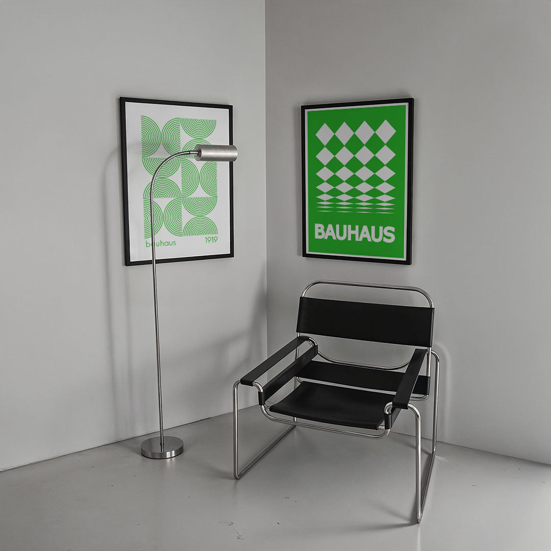 Cirkelritme en lijnen Posterset