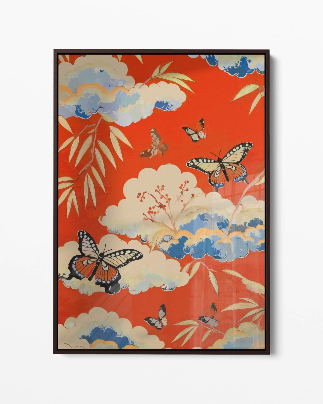 Vlinders in de Lucht Kunstwerk-canvas-dibond-plexiglas-wanddecoratie-WallArtistic