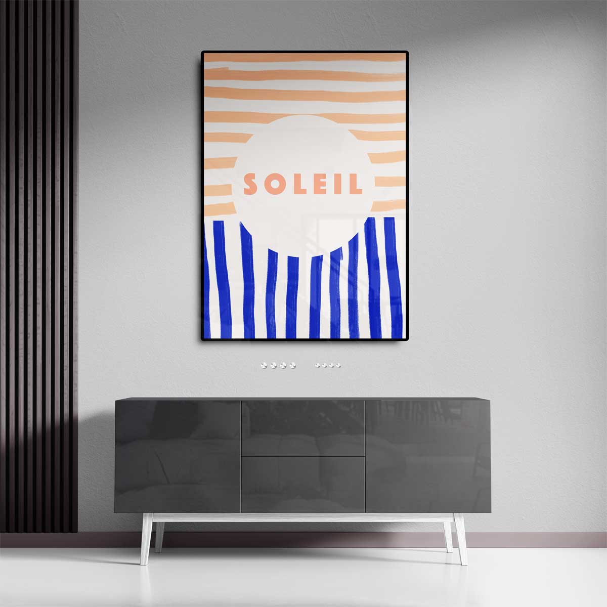 Zomerstrepen Kunstwerk-canvas-dibond-plexiglas-wanddecoratie-WallArtistic