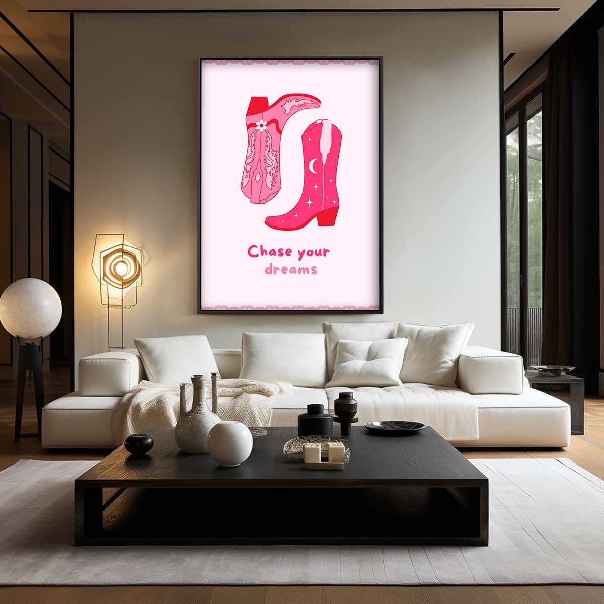Cowboydromen Wanddecoratie Kunstwerk-canvas-dibond-plexiglas-wanddecoratie-WallArtistic