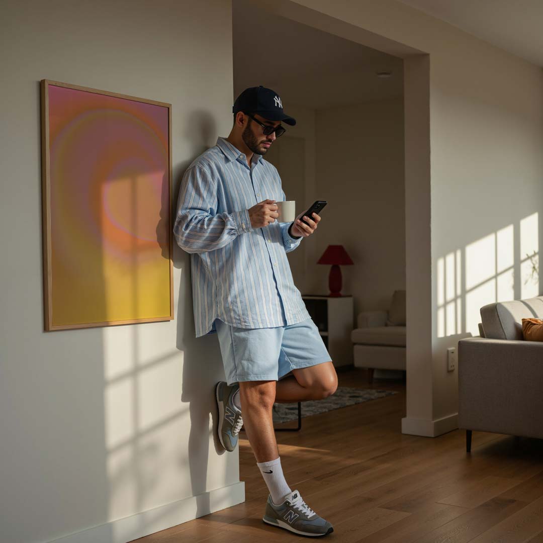 Zachte Kleuren Vortex Wanddecoratie Poster-WallArtistic