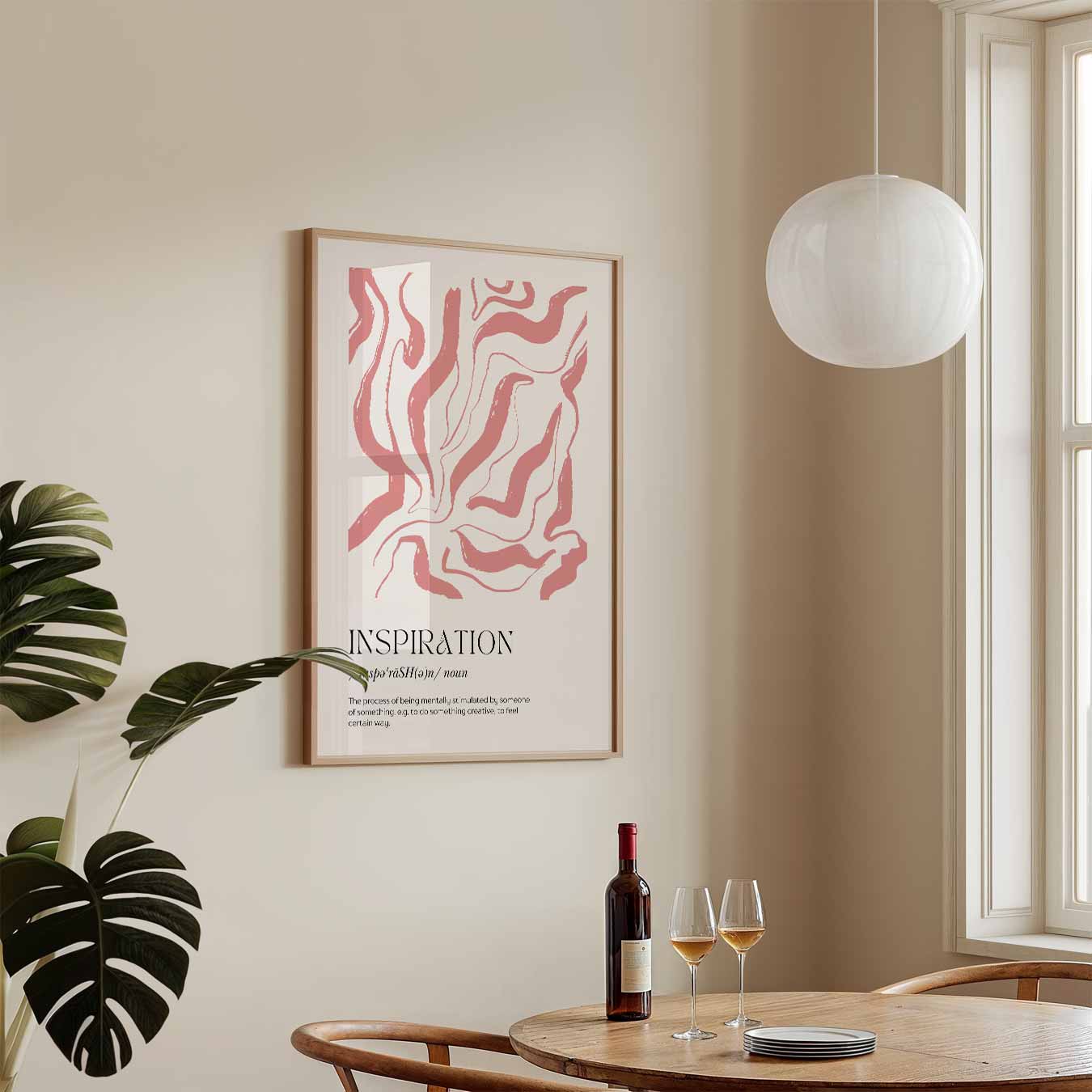 Inspirerende Abstracte Poster