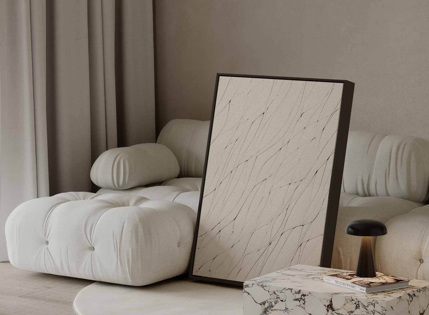 Etherische Golven Kunstwerk-canvas-dibond-plexiglas-wanddecoratie-WallArtistic
