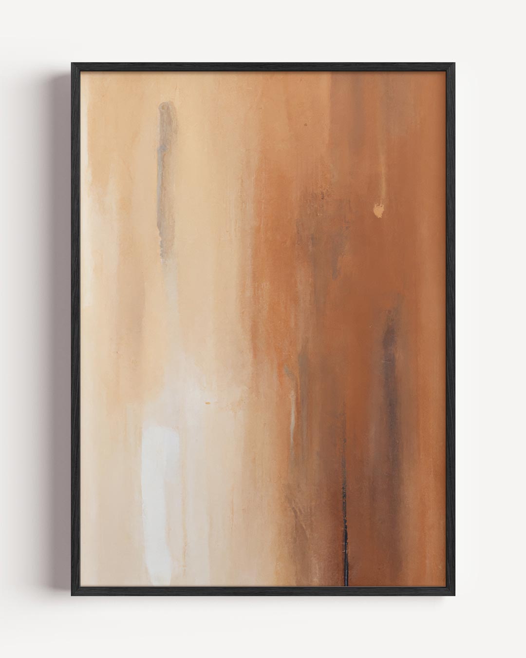 Warme Aardetinten Abstracte Poster-WallArtistic