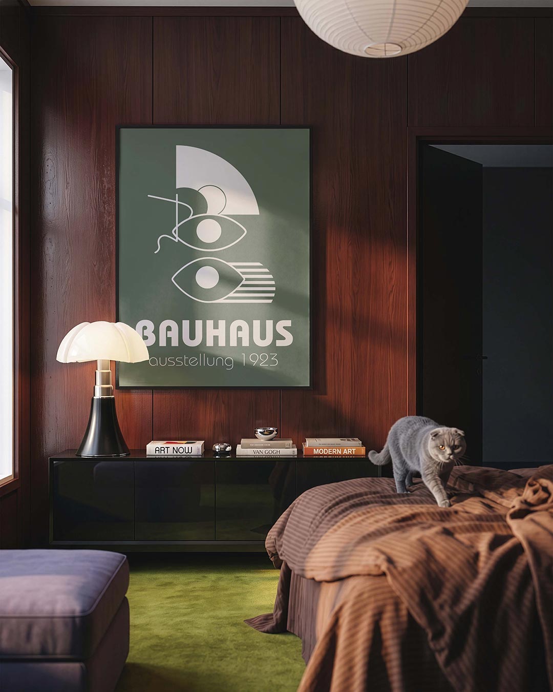 Vorm en lijnenspel Poster