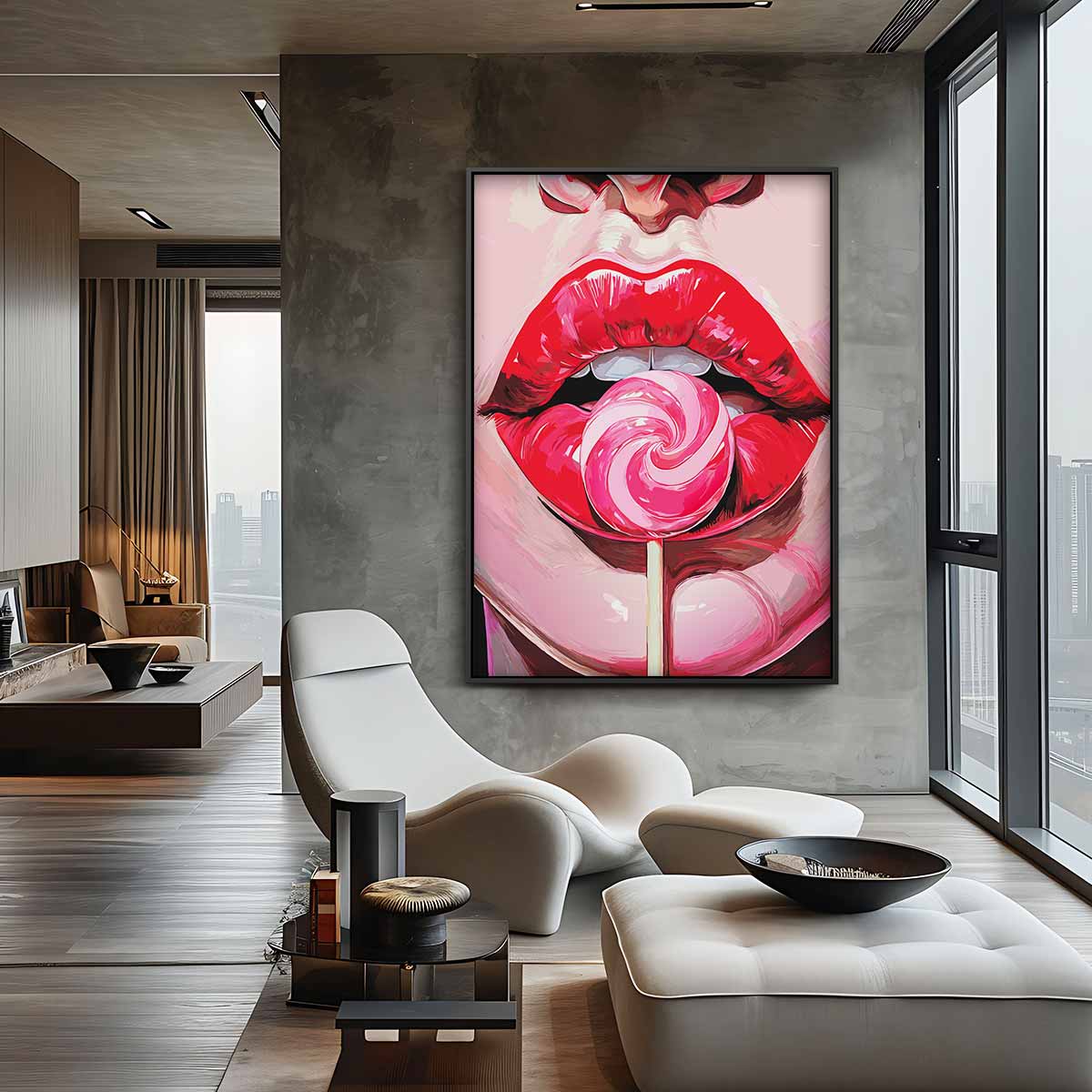 Verleidelijke Zoetigheid Kunstwerk-canvas-dibond-plexiglas-wanddecoratie-WallArtistic