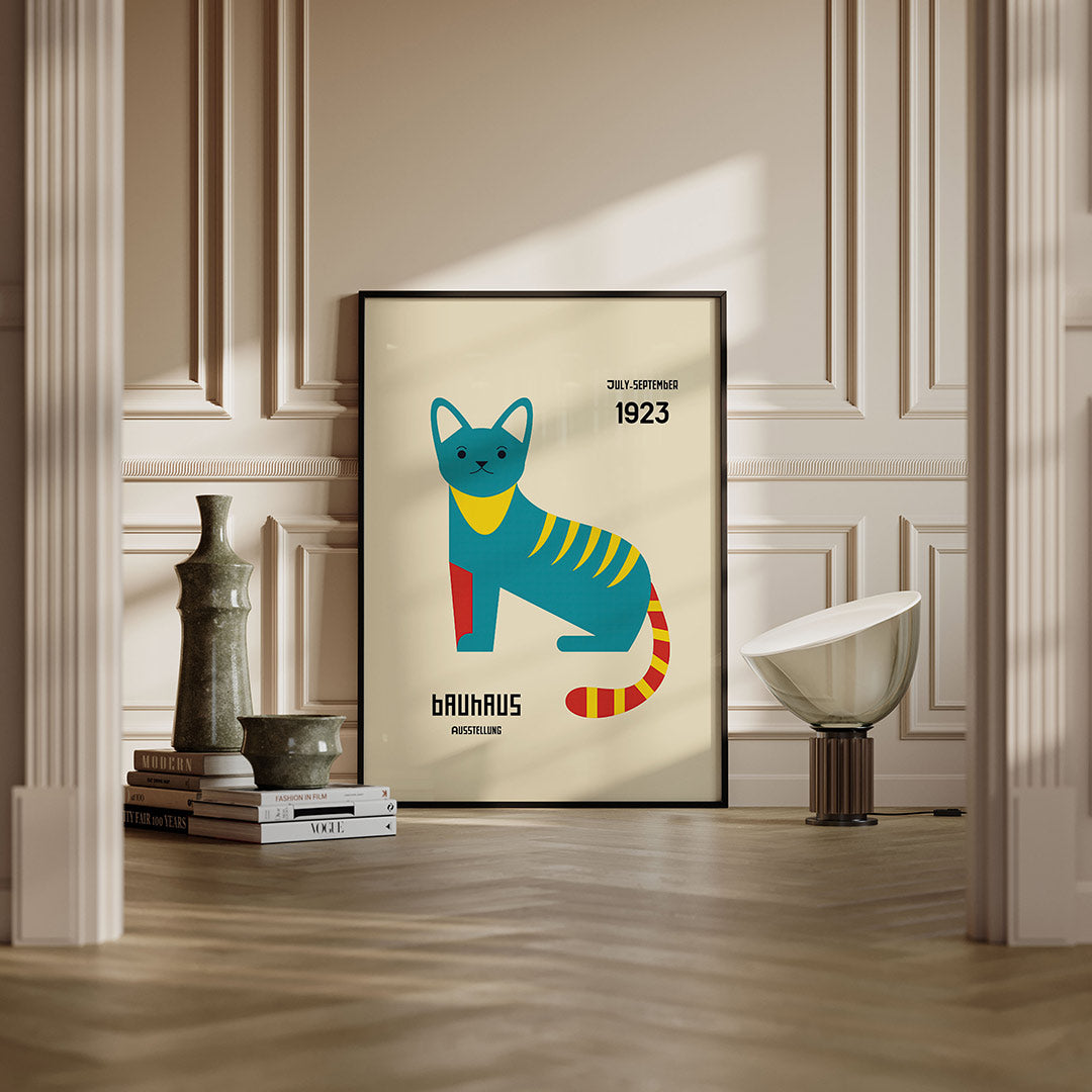 Kleurrijke kat Poster