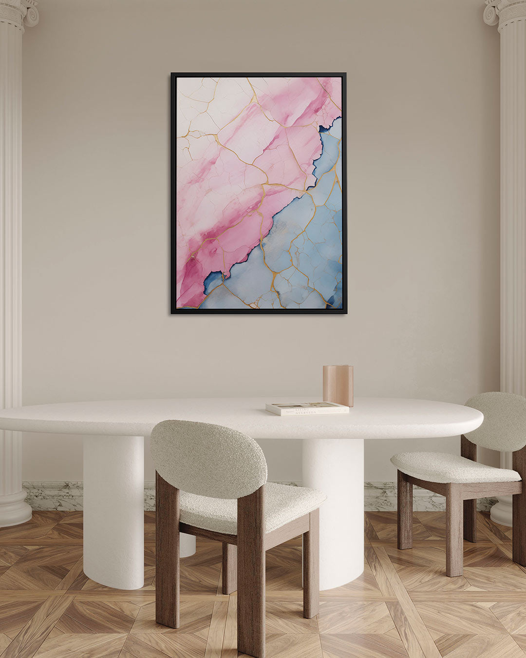 Organische kleurvlakken Kunstwerk