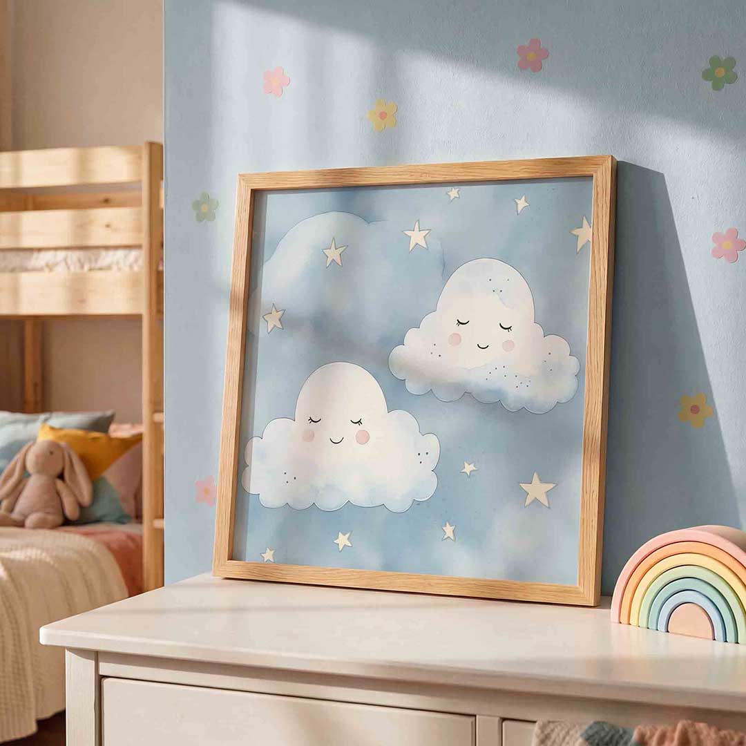 Slapende wolken Poster