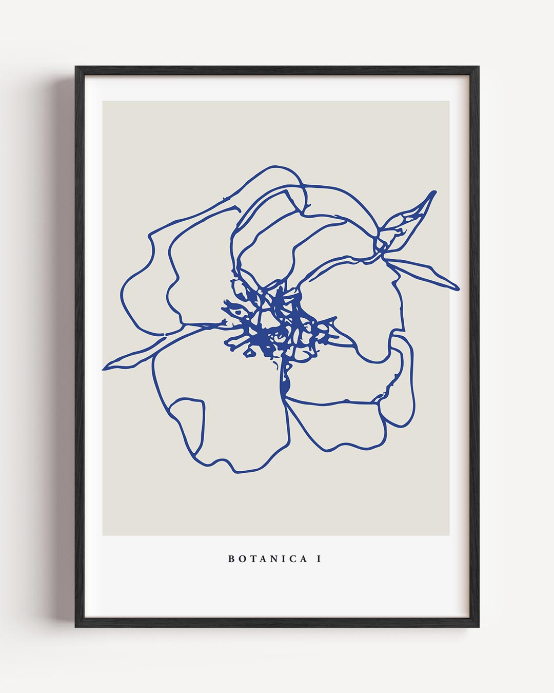 Elegante Botanische Lijntekening Poster-WallArtistic