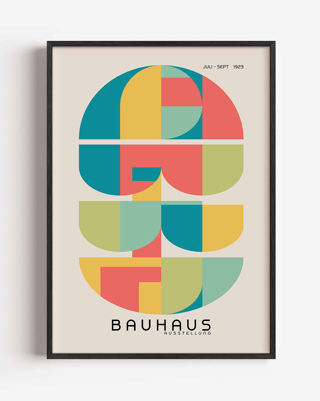 Vormritme en kleur Poster
