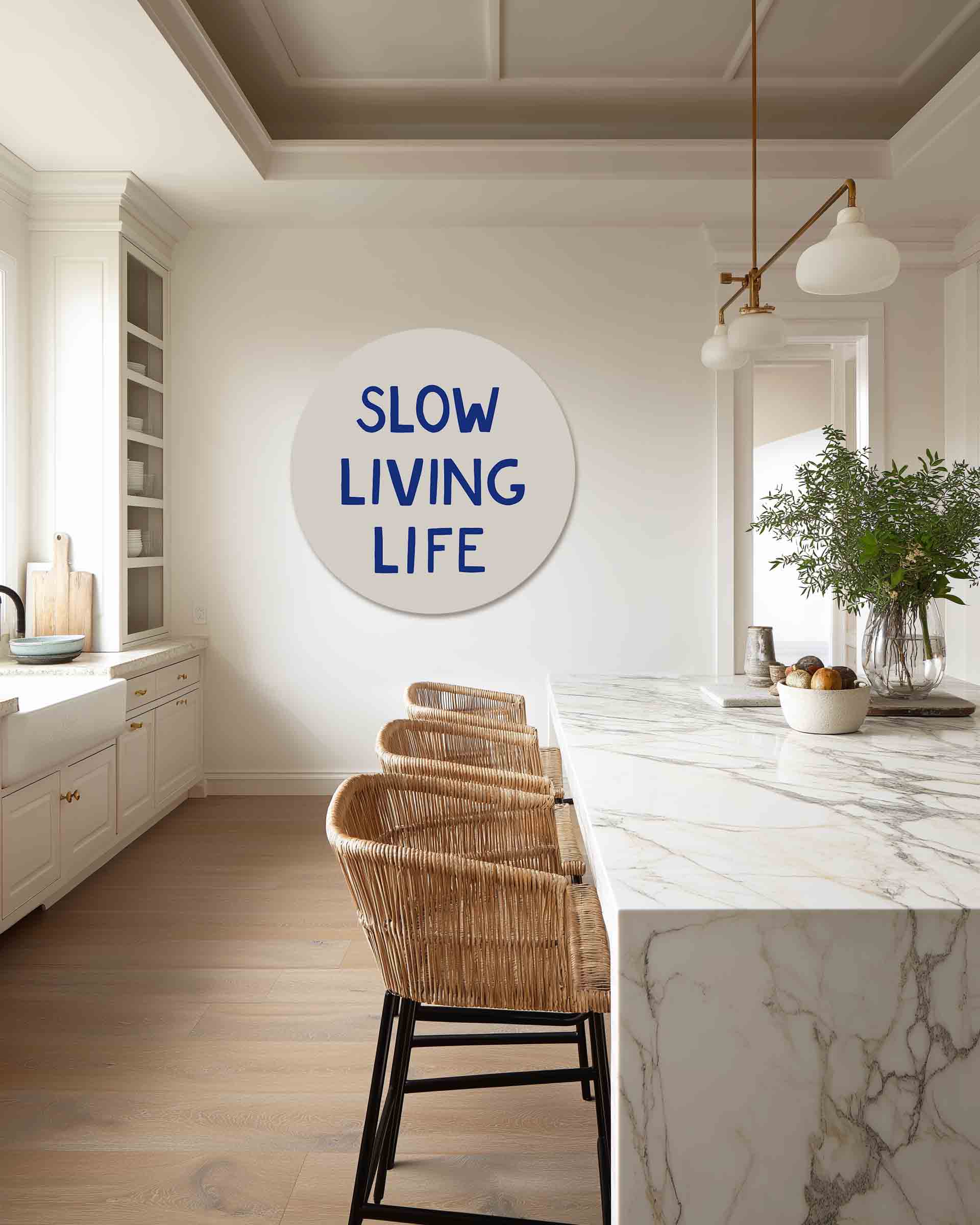 Slow living life Muurcirkel