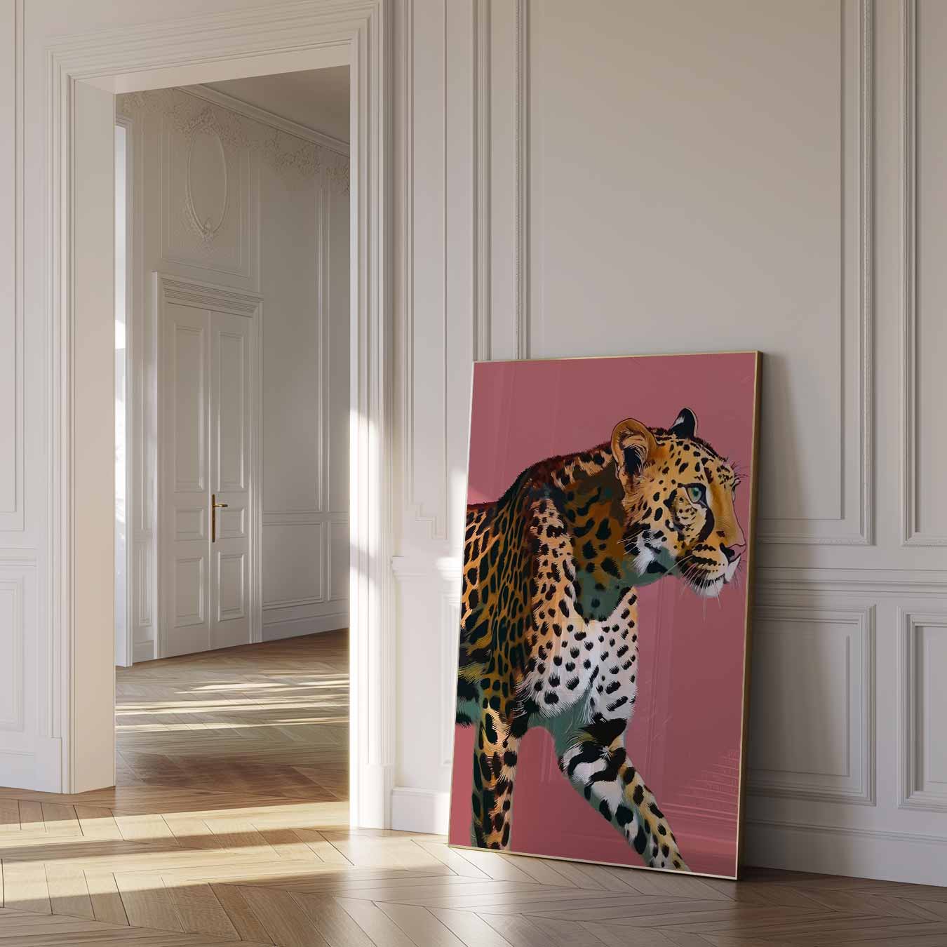 Safari Chic Luipaard Poster